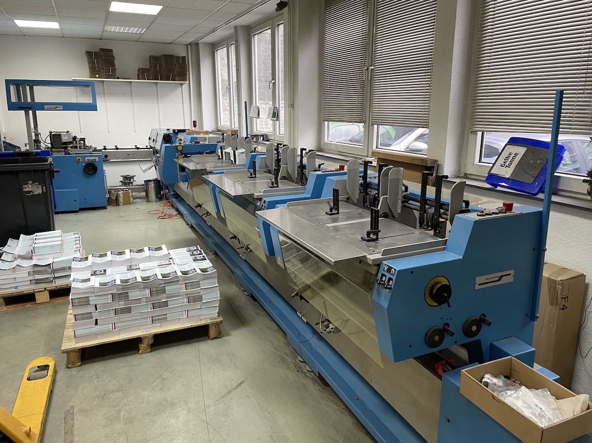 Müller Martini Presto with 7 Feeder